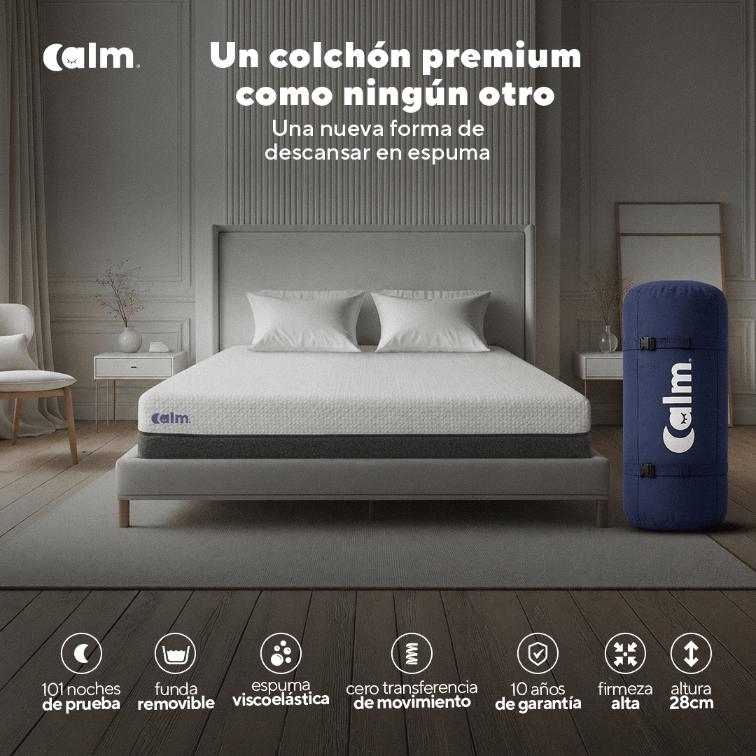 Calm Original | Colchón en tula de Espuma Viscoelástica - Calm Colombia