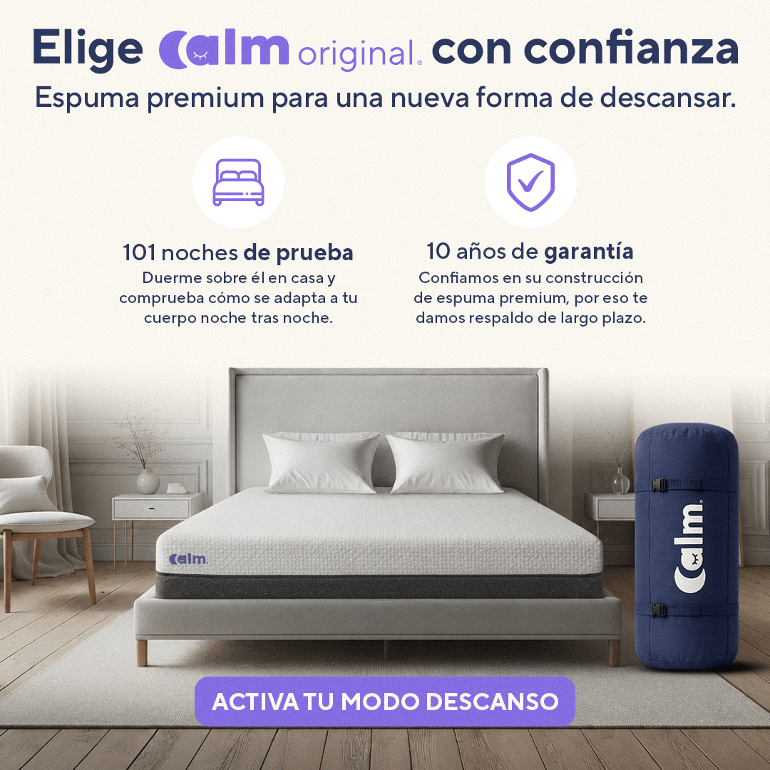 Calm Original | Colchón en tula de Espuma Viscoelástica - Calm Colombia