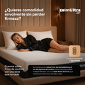 Mujer descansando sobre un colchón Calm Ultra Lux, comodidad envolvente sin perder firmeza