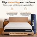 Colchón Calm Ultra Lux con 101 noches de prueba y 10 años de garantía