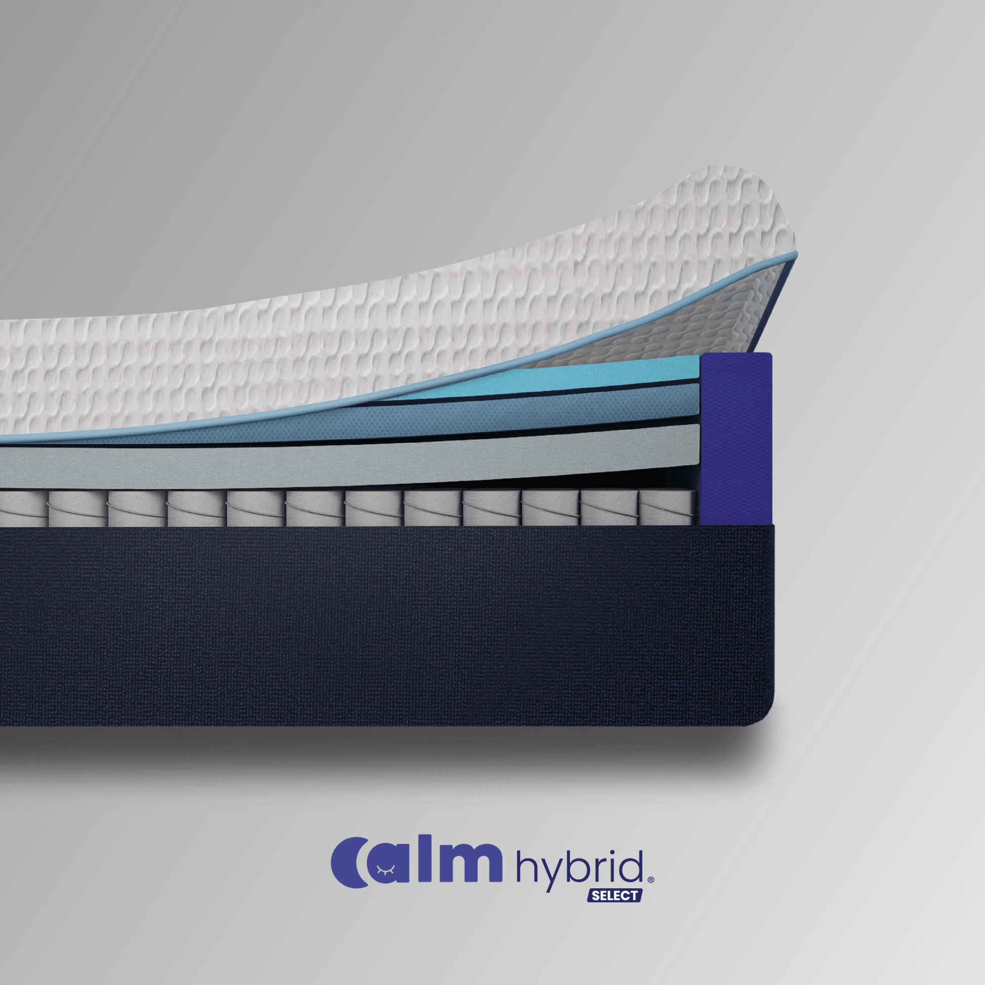 Combo Hybrid Select + 02 Almohadas Memory Pro - Calm Colombia