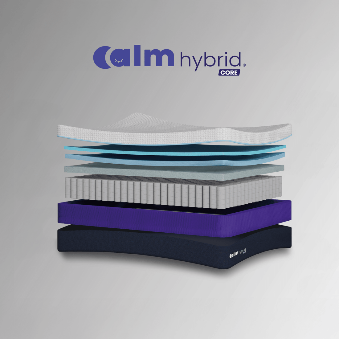 Combo Hybrid Core Semidoble + 01 Almohada Memory Pro - Calm Colombia