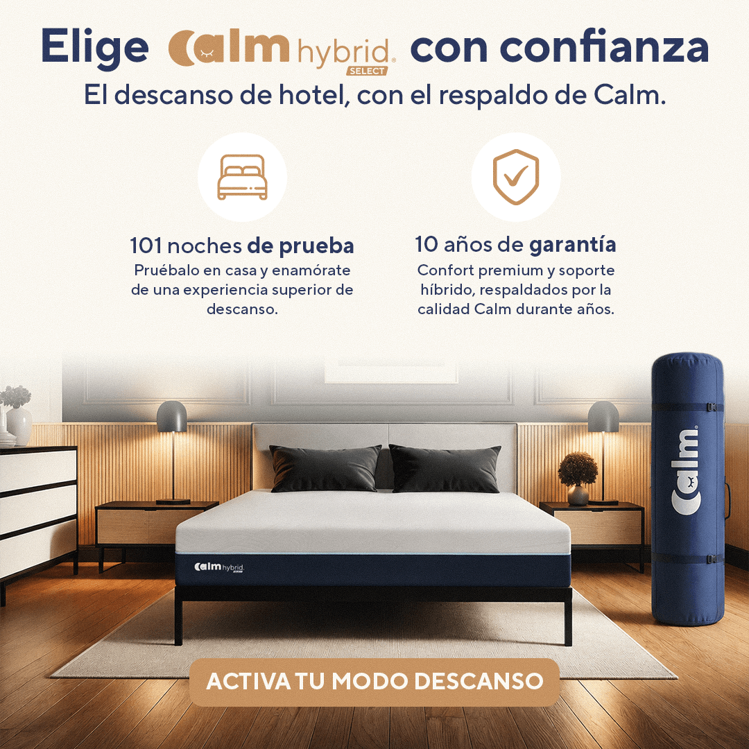Hybrid Select | Colchón en tula Híbrido con Resortes Pocket - Calm Colombia