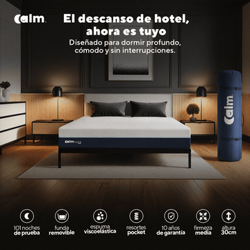 Hybrid Select | Colchón en tula Híbrido con Resortes Pocket - Calm Colombia